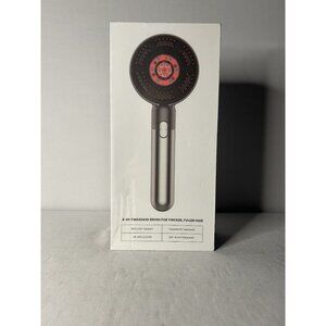 4-In-1 Massage Brush For Thicker Fuller Hair With Red Light Therapy